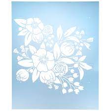 Our floral stencils and flower stencils for painting a flower background on walls and furniture bring the beauty of the garden indoors! Floral Stencil Hobby Lobby 1814086