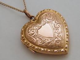 C1900 True Love 9k Antique Gold Locket Necklace Victorian Edwardian Heart Flower Motif Bride Locket Vintage Antique Gold Locket Antique Locket Gold Locket