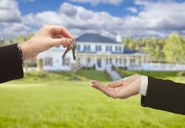 You should think very carefully about handing back the keys to your home. Agent Handing Over House Keys In Front Of New Home Stock Photo C Feverpitch 5132154 Stockfresh