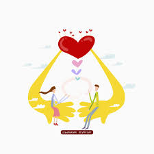 커플 일러스트 그림 커플 추억