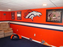 Exclusively At Home Depot Glidden Paint Nfl Team Colors Go Broncos Denver Broncos Room Denver Broncos Bedroom Denver Broncos