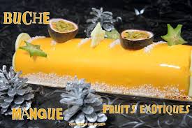 Recette Buche De Noel Facile Mousse Exotique Recette Buche De Noel Facile Recette Buche De Noel Buche De Noel Aux Fruits