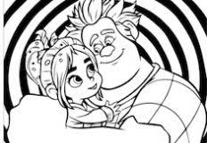 Ralph And Vanellope Coloring Wreck It Ralph Games Ralph is a big stocky fella so he will have a thick neck and wide shoulders. vanellope coloring wreck it ralph games