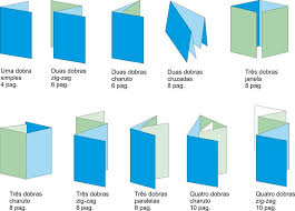 Folders E Dobras Como Fazer Ifdblog Folhetos Criativos Folders Modelo De Folder