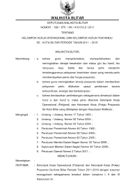 Menurut depkes tujuan diselenggarakan posyandu adalah untuk: Contoh Sk Walikota Pokjanal Posyandu