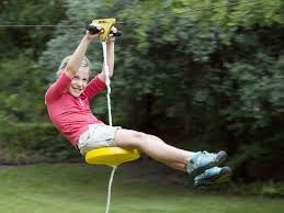 Slackers Zipline Koysirata Viuuuuuuh Zip Line Backyard Ziplining Free Toys