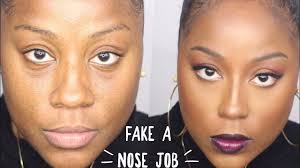 nose contouring for dark skin woc you