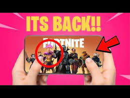 In its initial announcement, epic revealed that the release date is very soon, but only for ios users. Fortnite Mobile Coming Back Ios 2021 News Update Appstore Return Release Date Youtube