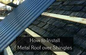 Installing metal roofing over shingles over time, you may note that your roof has aged and desire to replace it. How To Install A Metal Roof Over Shingles Furring Strips
