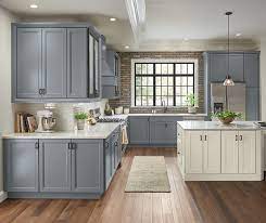 Good morning, and happy monday!! Painted Serious Gray And Truecolor Glacier Kitchen Cabinets