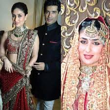 Here S Your First Look At Kareena Kapoor S Wedding Outfits Kareena Who Married Her Beau Of Five Years Sai Indian Bridal Kareena Kapoor Wedding Indian Dresses