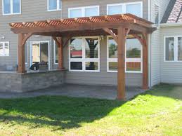 However, our back porch is uncovered i feel like we never use it because it feels sun baked. Amish Cedar Or Vinyl Pergolas Canopies Mt Hope Fence
