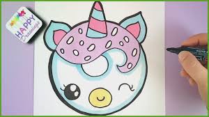 Drucken sie sie alle kostenlos aus. Kawaii Einhorn Panda Donut Malen Youtube Cute766