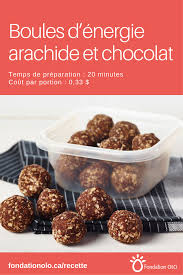 Boules D Energie Au Beurre D Arachide Et Chocolat Recette Beurre D Arachide Energy Balls Recette