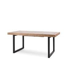 This table, which extends from 63 inches to 83 inches with one middle extension leaf, has an american walnut veneered top, solid wood frame and legs. Woodenforge Extension Dining Table 1800 Fbd Mills Bros