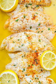 Baked Tilapia With Garlic Lemon Butter Sum Of Yum