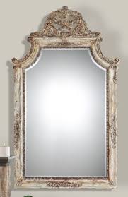 French Country Tuscan Style Wall Mirror Arched Scroll Vanity Bath Bathroom Arch Ornate Mirror Mirror Wall French Country Mirrors