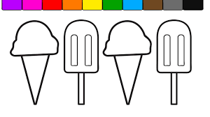 Practicing building uppercase letters using crafts sticks and these free popsicle stick letter printables for preschoolers and kindergartners. Learn Colors For Kids With This Ice Cream Popsicle Coloring Page 4k Youtube