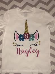 Enchant them with this printable unicorn birthday card. Unicorn Birthday Shirt Template Novocom Top