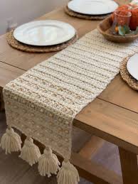 Table Runner Crotchet Runner Farmhouse Table Rustic Table Farmhouse Table Runner Crochet Table Runner Crochet For Home Farmhouse Table Runners