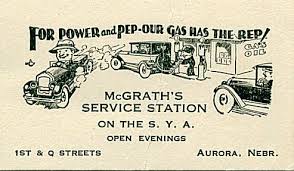 Mcgrath S Service Station Aurora Nebraska Nebraska Aurora Service Station