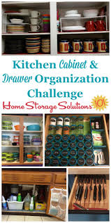 drawers & kitchen cabinet organization