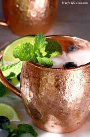 Easy Blueberry Moscow Mule Cocktail Recipe Video Moscow Mule Recipe Cocktails Moscow Mule Recipe Moscow Mule