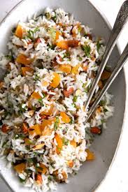 The flavors are just delicious. Basmati Rice With Fresh Herbs And Caramelized Onions The Forked Spoon