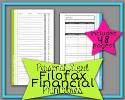 Filofax Personal Finance Planner Fullen Sie Ausdrucke Nach Filofax Personal Filofax Ausdrucke