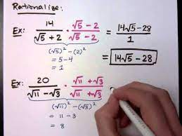 Jan 14, 2021 · if the denominator contains a square root or other radical, you must multiply both the top and bottom by a number that can get rid of that radical. Simplifying Radical Expressions Intro To Conjugates Expii