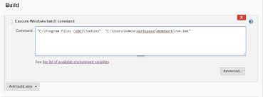 How To Run Bat File In Jenkins Stack Overflow