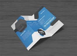 Free Tri Fold Brochure Mockup Psd Set Good Mockups Brochure Mockup Psd Trifold Brochure Book Cover Mockup