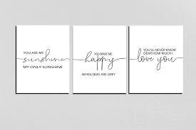 Maybe you would like to learn more about one of these? Amazon Com Set Of 3 8x10 Inch Prints You Are My Sunshine My Only Sunshine Nursery Decor Nursery Wall Art New Baby Gift Baby Gift Baby Nursery No Framed Handmade