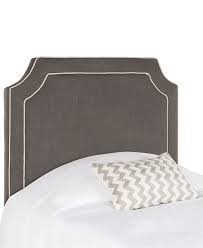 Written by rachael ranney mon dec 19 2011 last modified on few furnishings add opulent coziness to your bedroom the way upholstered headboards do, but. Safavieh Corinth Upholstered Headboard Twin Reviews Furniture Macy S