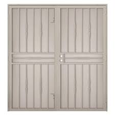 Maybe you would like to learn more about one of these? Reviews For Unique Home Designs 60 In X 80 In Cottage Rose Tan Surface Mount Outswing Steel Security Double Door With Expanded Metal Screen Sdr06000601024 The Home Depot