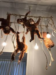 Jungle Lamp Ikeahack Jungleroom Kidsroom Orangutan Jungle Lamp Highceiling Babykamer Kunst Jungle Kamer Kinderkamer Idee