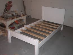 Build house bed side panels. Building A Twin Bed Frame Diy Twin Bed Diy Twin Bed Frame Twin Bed Frame