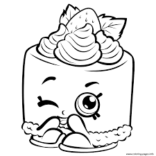 Print Cheesecake Shopkins Season 3 Coloring Pages Shopkin Coloring Pages Cartoon Coloring Pages Shopkins Colouring Pages