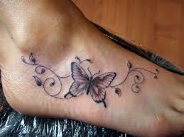I Love This Too And The Butterfly Means Something Really Special To Me My Nana 3 D Butterfly Ankle Tattoos Butterfly Foot Tattoo Butterfly Tattoos For Women