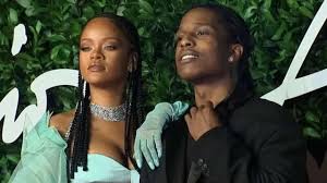 Fashion killa | via tumblr. Rihanna And Rapper A Ap Rocky Celebrate Christmas Together With Her Family