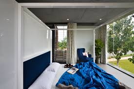These dramatic navy blue suites are seriously stylish. Photo 17 Of 23 In Holiday Home Dwell