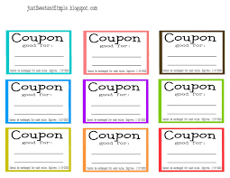 Just Sweet And Simple Mother S Day Coupons Printable Coupon Book Coupon Book Diy Free Coupon Template