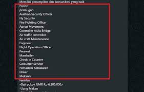 Check spelling or type a new query. Ciri Ciri Lowongan Kerja Palsu Penipuan Yang Wajib Anda Ketahui