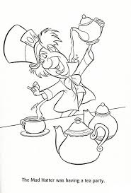 In cartoons you will find alice in wonderland coloring pages, as well as others. The Mad Hatter Was Having A Tea Party Coloring Page Alice In Wonderland Drawings Mad Hatter Drawing Cartoon Coloring Pages