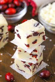White Chocolate Cranberry Fudge Recipe Easy Christmas Idea Recipe Fudge Recipes Easy Cranberry Fudge Fudge Recipes