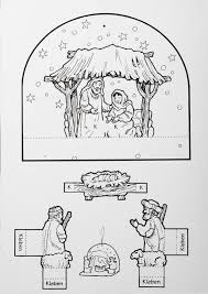 Knutselen Met Kleuters Jezus Is Geboren Nativity Free Printable Weihnachtsgeschichte Kinder Krippe Weihnachten Weihnachten Kinder