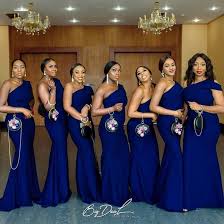 Clutches Instead Of Flowers Beautifully Captured By Officialbigdea Royal Blue Bridesmaid Dresses Royal Blue Bridesmaids One Shoulder Bridesmaid Dresses