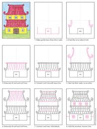 You can edit any of drawings via our online image editor before downloading. Draw A Pagoda Art Projects For Kids