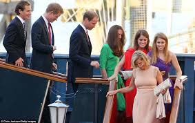 Some royal watchers were quick to notice the sweet moment shared between prince harry's cousin zara and her husband mike tindall. Zara Phillips Wedding To Mike Tindall Kate Middleton Joins Royal Yacht Britannia Party Daily Mail Online