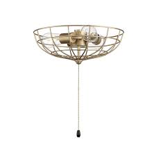 Free shipping & free returns*. Universal Caged Fan Light Kit By Craftmade Lk2801 Sb Led